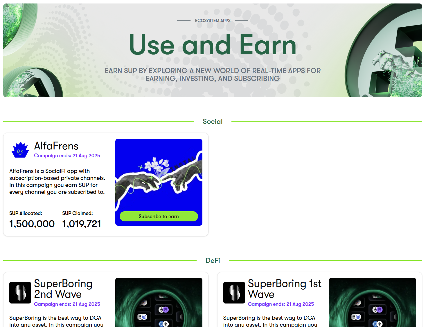 Superfluid Claim App - Farcaster Mini Apps screenshot